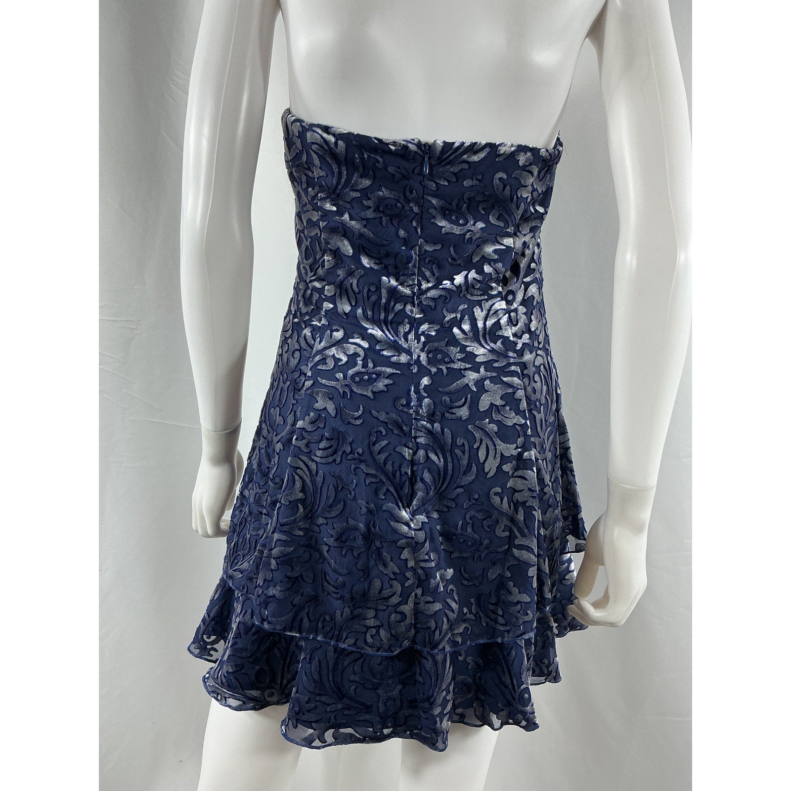 Majorelle 'Martha' Blue Poly Mini Dress Size L