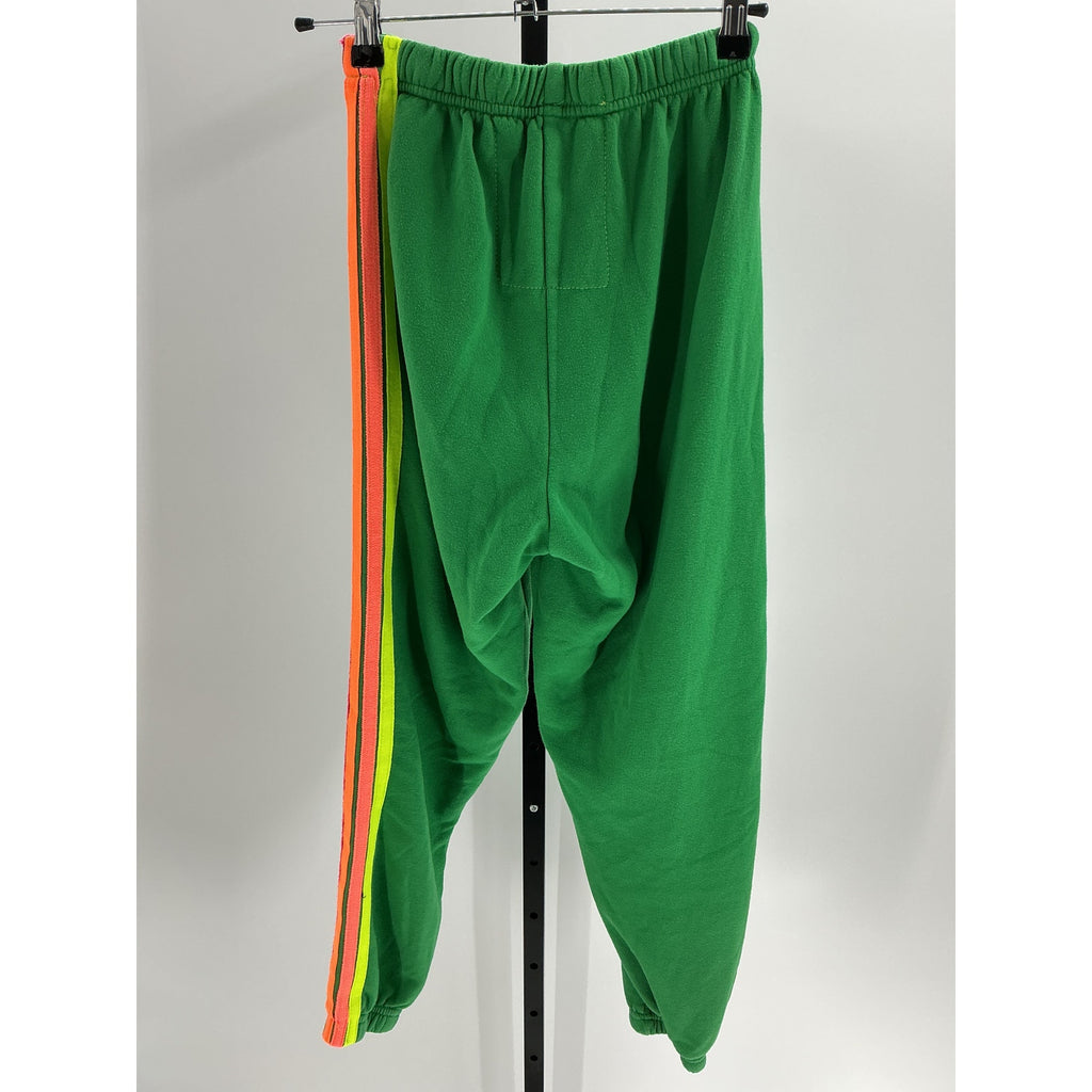 Aviator Nation x Revolve Green Polyester 5 Stripe Sweatpant Size XS