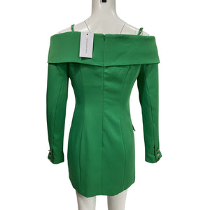 Lovers And Friends Tailored Clover Green Sadie Blazer Dress Size M NWT