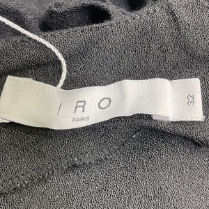 Iro Sleek Black Pena Dress Size 32