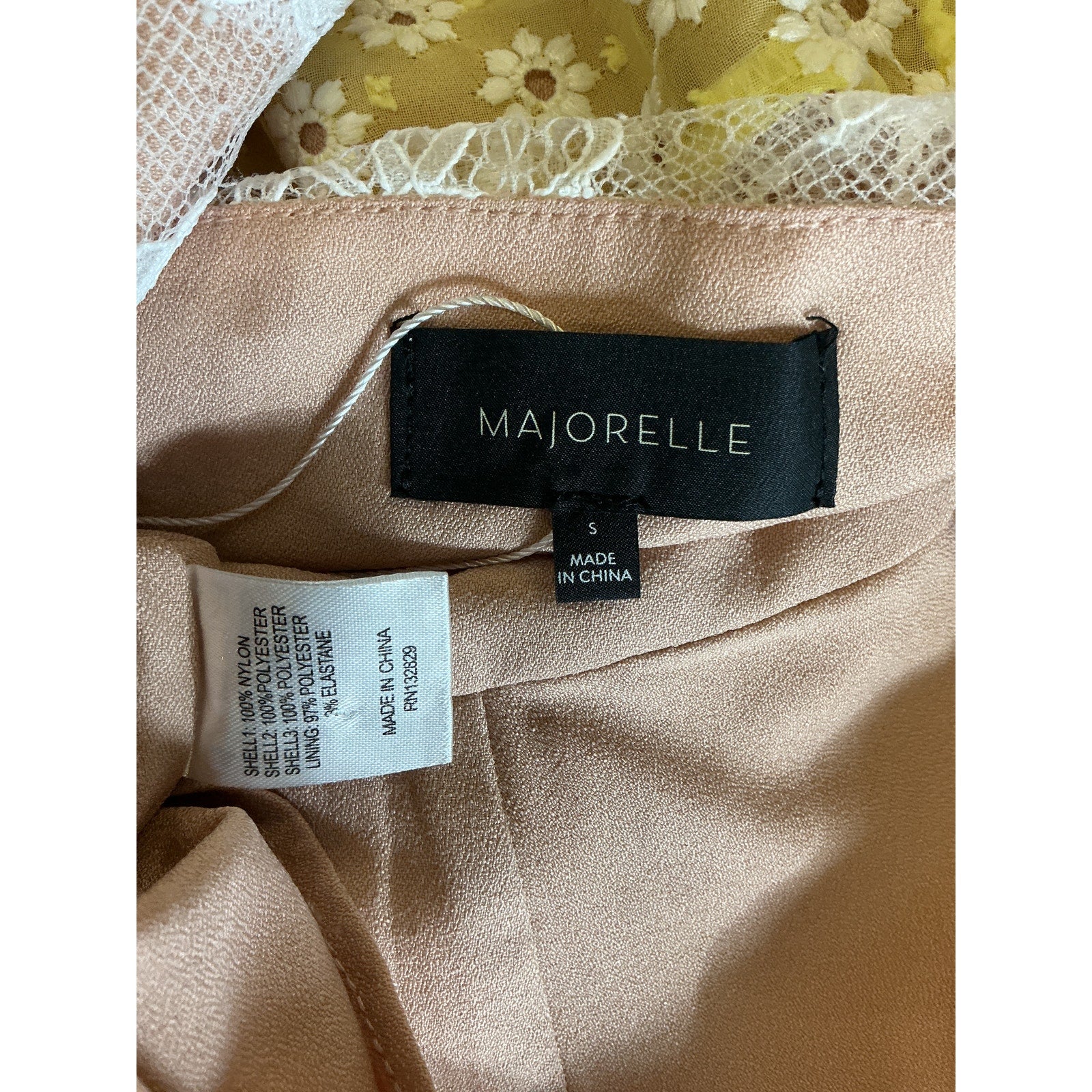 Majorelle 'Janis' White Nylon Maxi Dress Size S