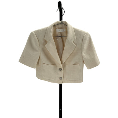Astr The Label 'Siarah' Cream Polyester Jacket Size XS