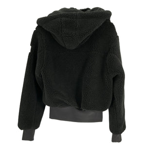 Alo Yoga Cozy Black Foxy Sherpa Jacket Size S