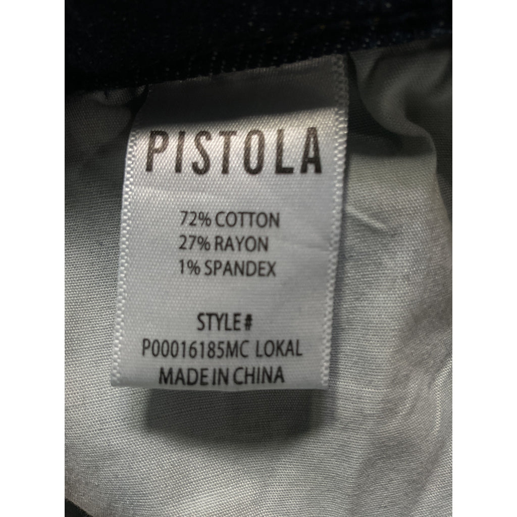 Pistola 'Colleen' Blue Super High Rise Slim Boot Cut Denim Jean Size 26