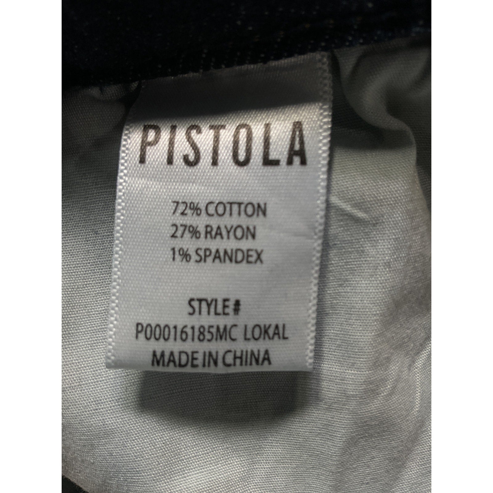 Pistola 'Colleen' Blue Super High Rise Slim Boot Cut Denim Jean Size 26
