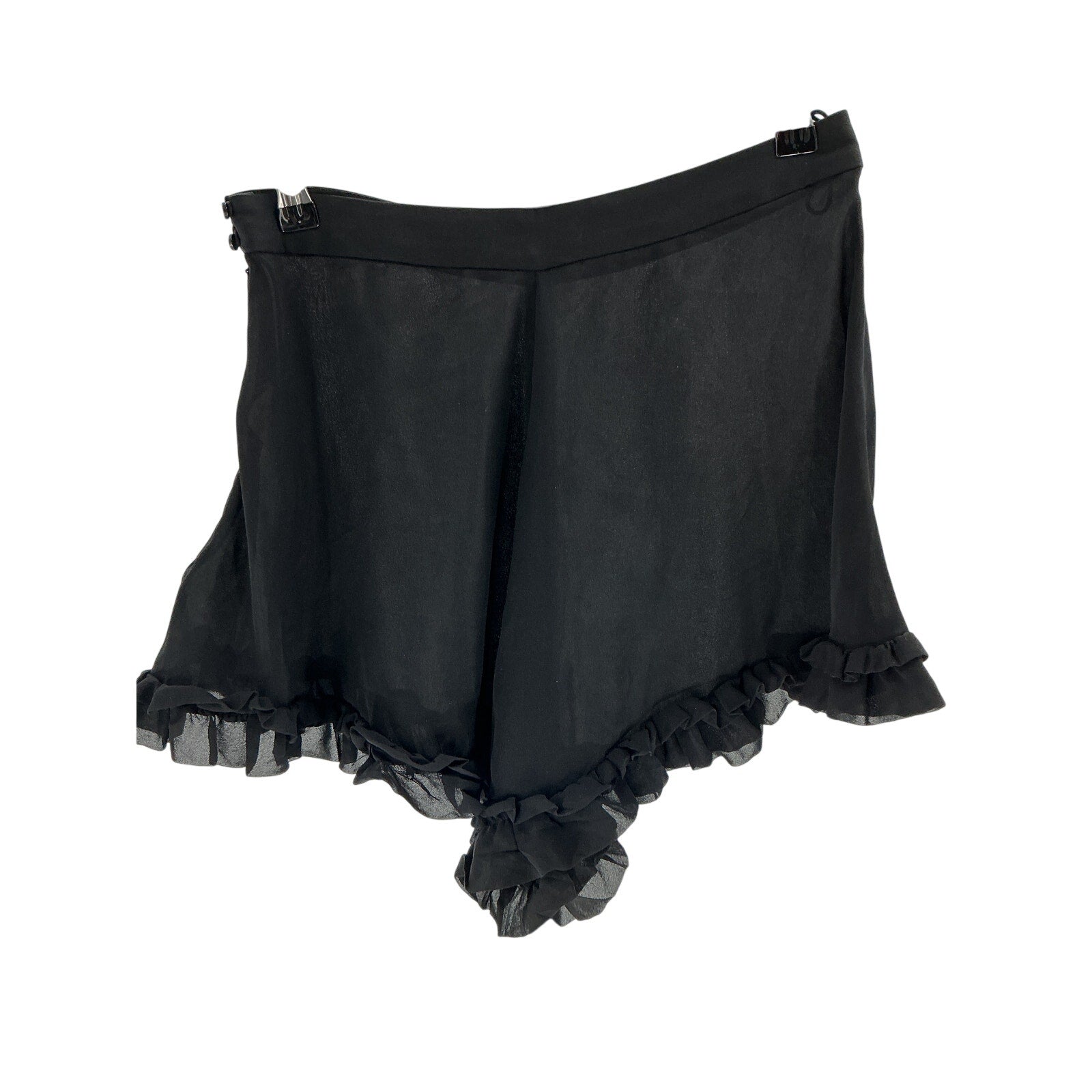 Khaite 'The Rory' Black Silk Short Size 6