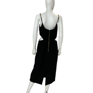 Rebecca Vallance Chic Black Dulce Amore Dress Size 10