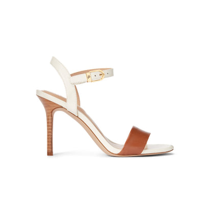 Ralph Lauren Elegant Multicolor Gwen Heeled Sandals Size 8 B