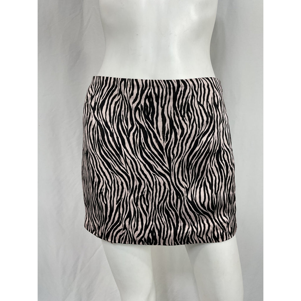 For Love & Lemons 'Aiko' Black Viscose Mini Skirt Size S