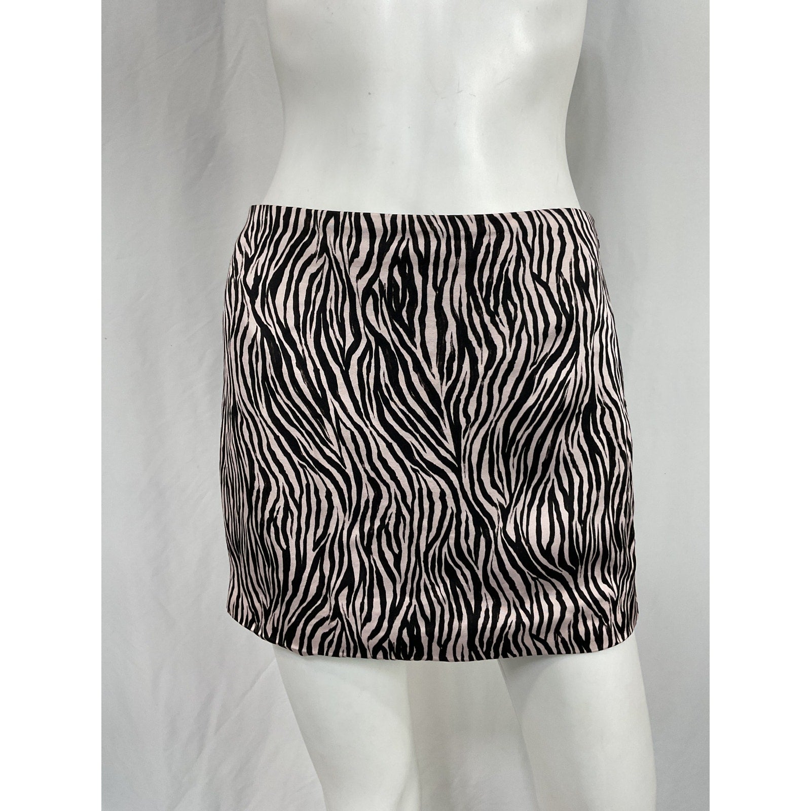 For Love & Lemons 'Aiko' Black Viscose Mini Skirt Size S