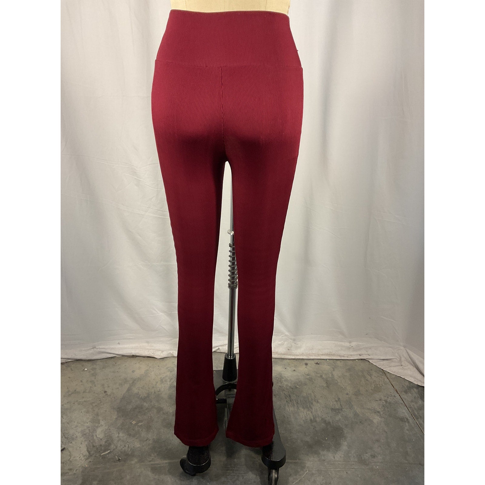 Nicholas 'Delia' Pink Poly Rib High Waist Legging Size XS