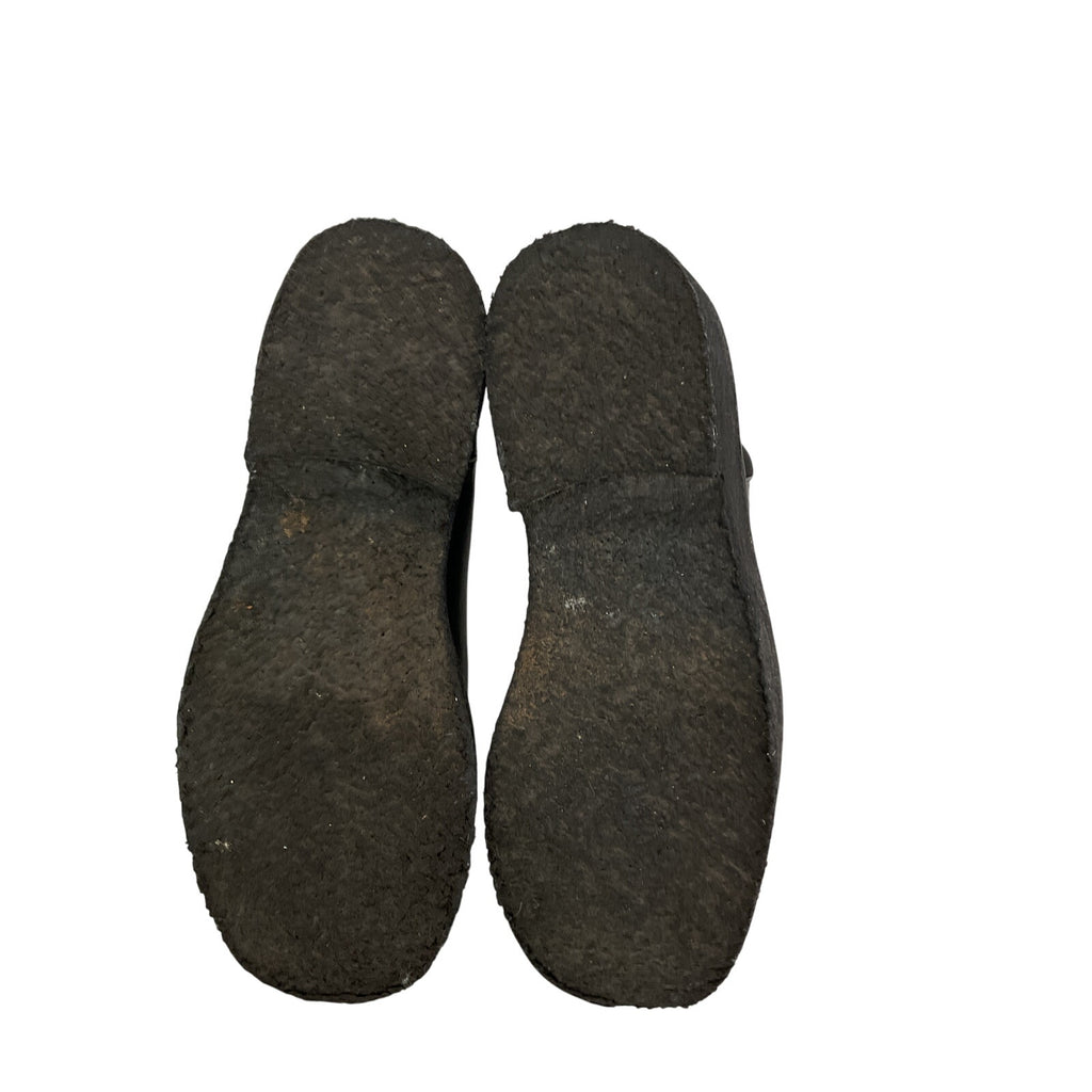 Staud 'Palamino' Black Leather Platform Leather Boots Size 8