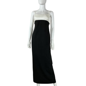 Majorelle Elegant Black And White Avori Gown Size S