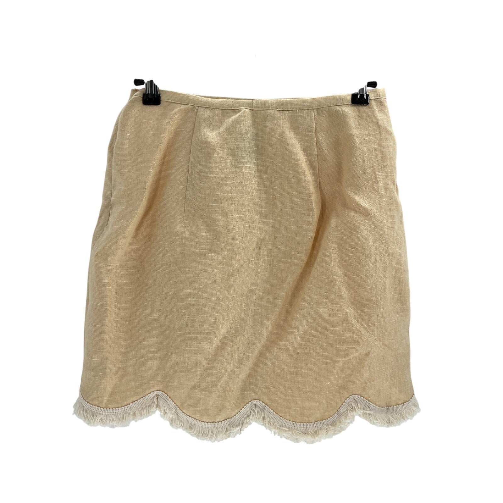 Posse 'Essie' Yellow Linen Mini Skirt Size M