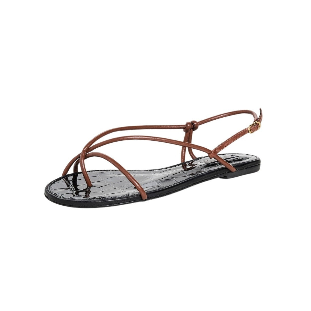 Schutz Strappy Black Malta Sandals Size 7