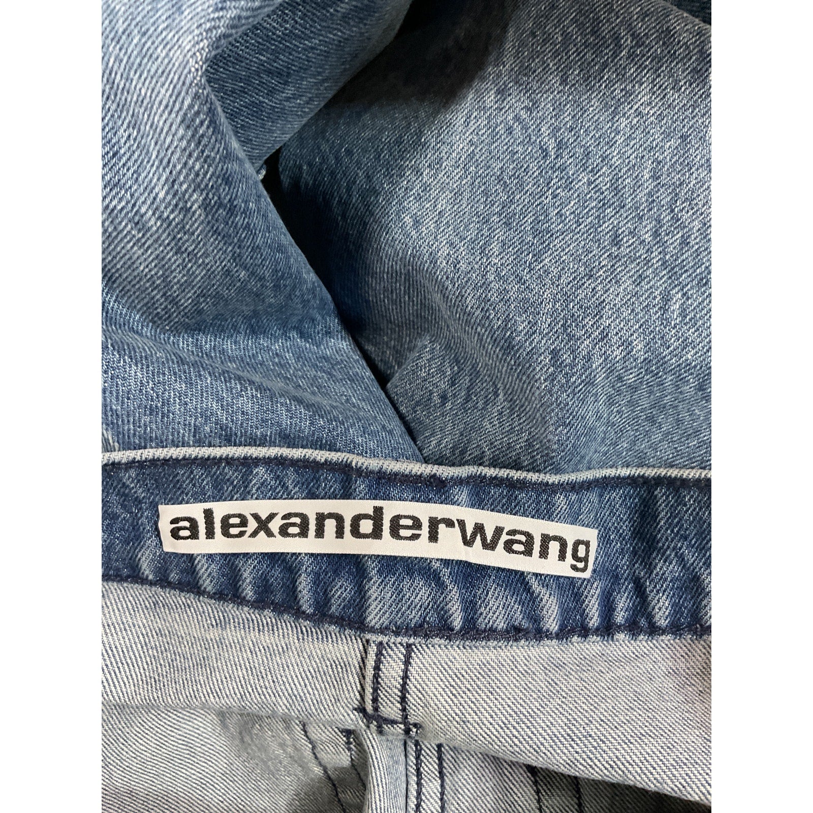 Alexander Wang 'Raver' Blue Baggy Pants Size 25