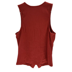 Veronica Beard Ribbed Red Hoorne Tank Top Size XS