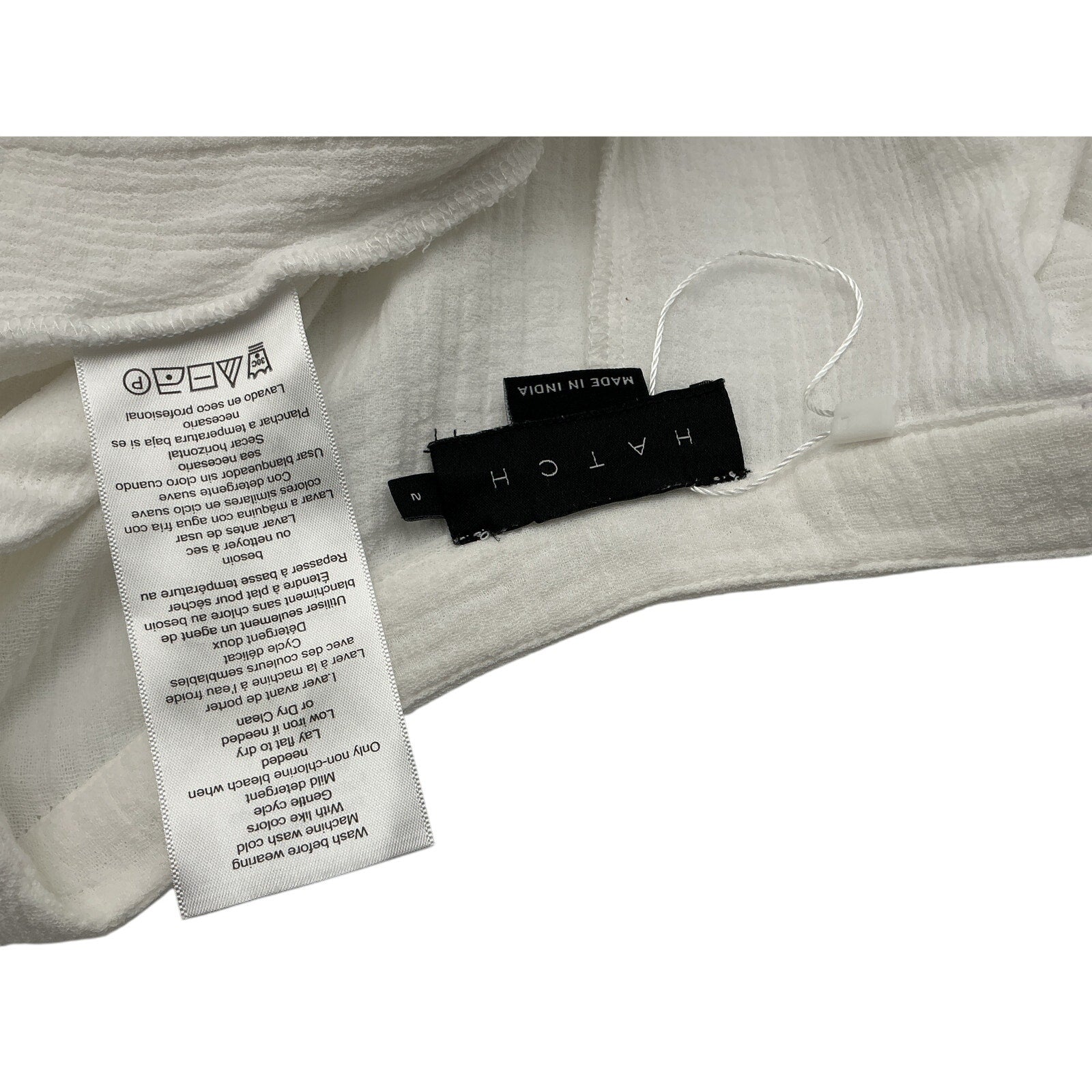 Hatch 'The Rosa' White Cotton Dress Size 2