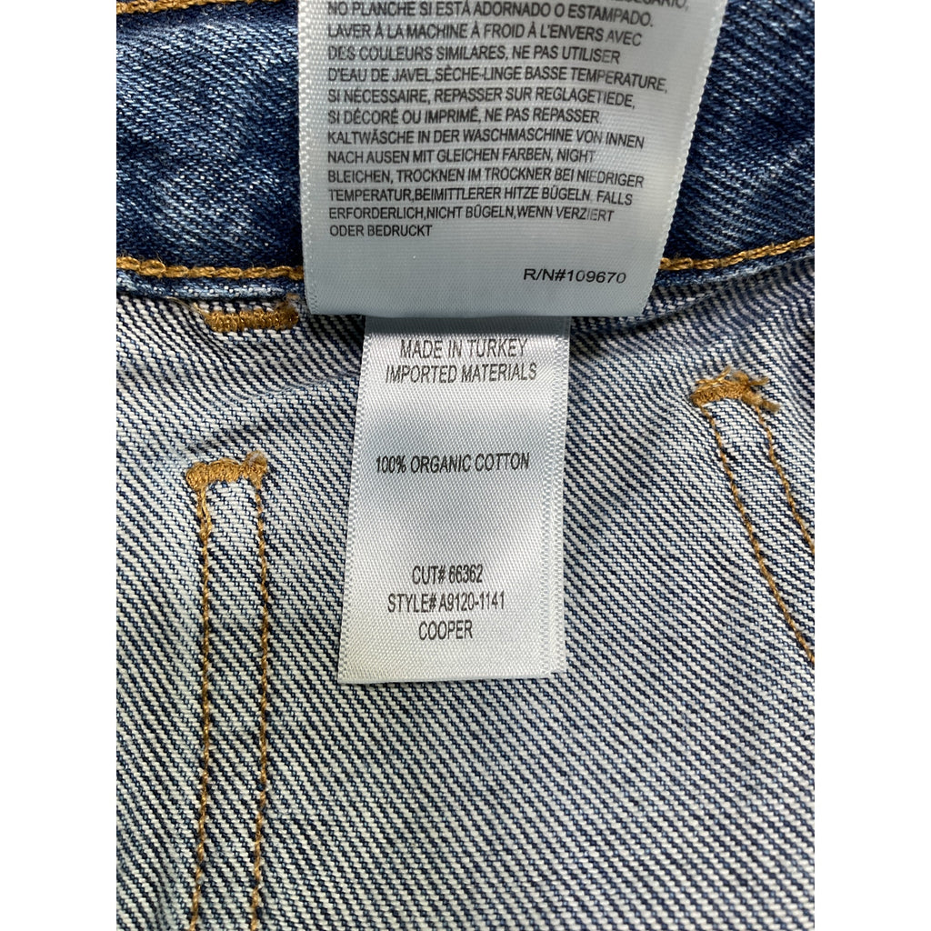 Agolde 'Cooper' Blue Cotton Cargo Jean Size 27
