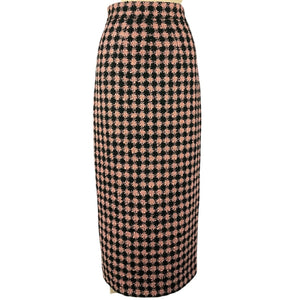 Emilia Wickstead Textured Pink Lorinda Pencil Skirt Size 8 UK / US 4