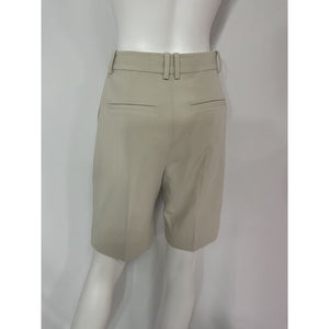 L'Academie By Marianna White 'Aurore' Crepe Short Size XS