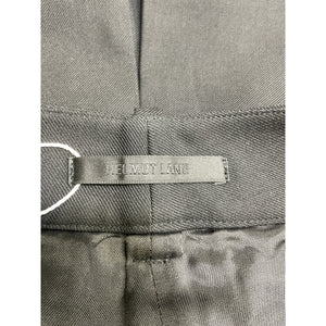 Helmut Lang 'Slash' Black Wool Suit Mini Skirt Size 2