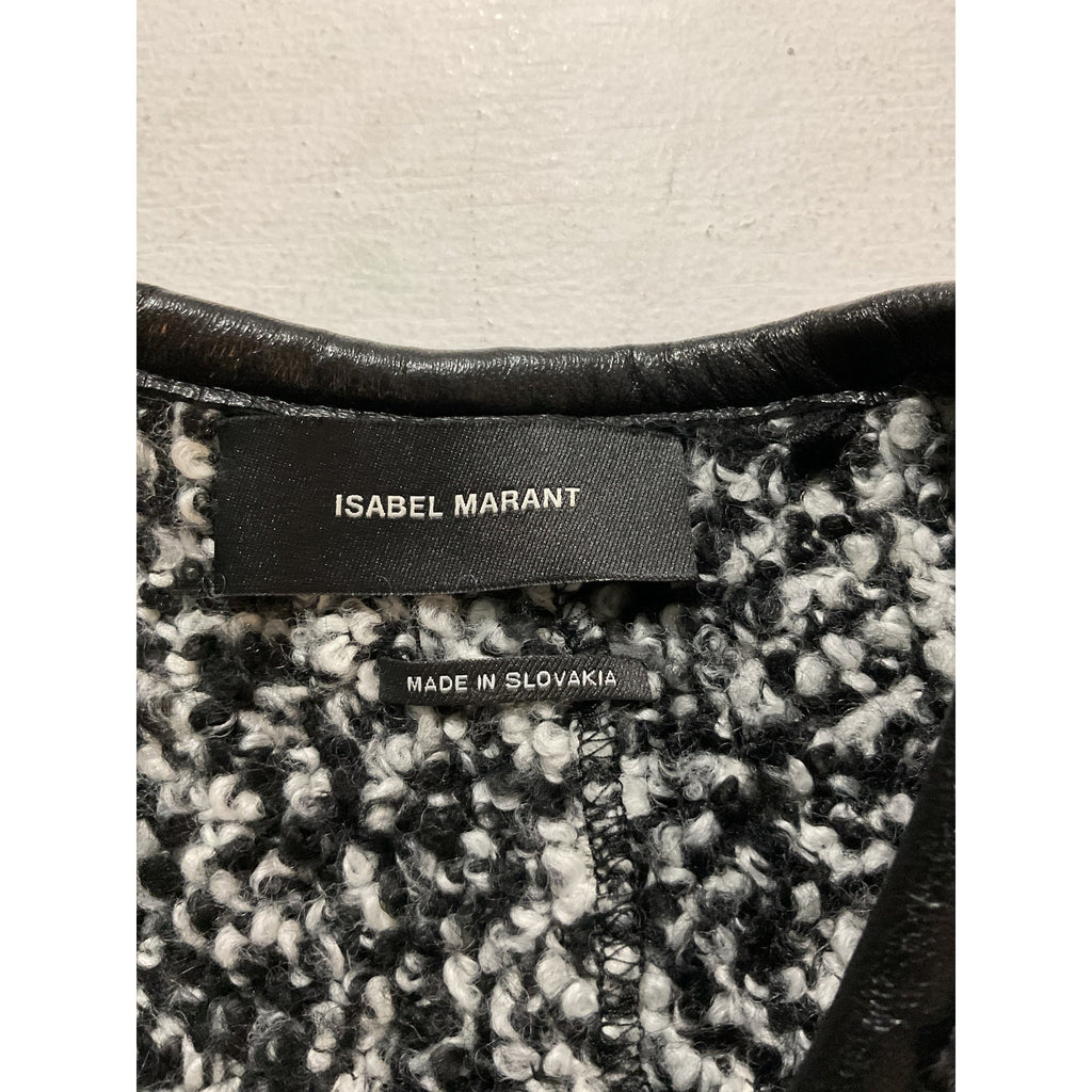 Isabel Marant 'Gradilia' Black Boucl� Jacket Size 44