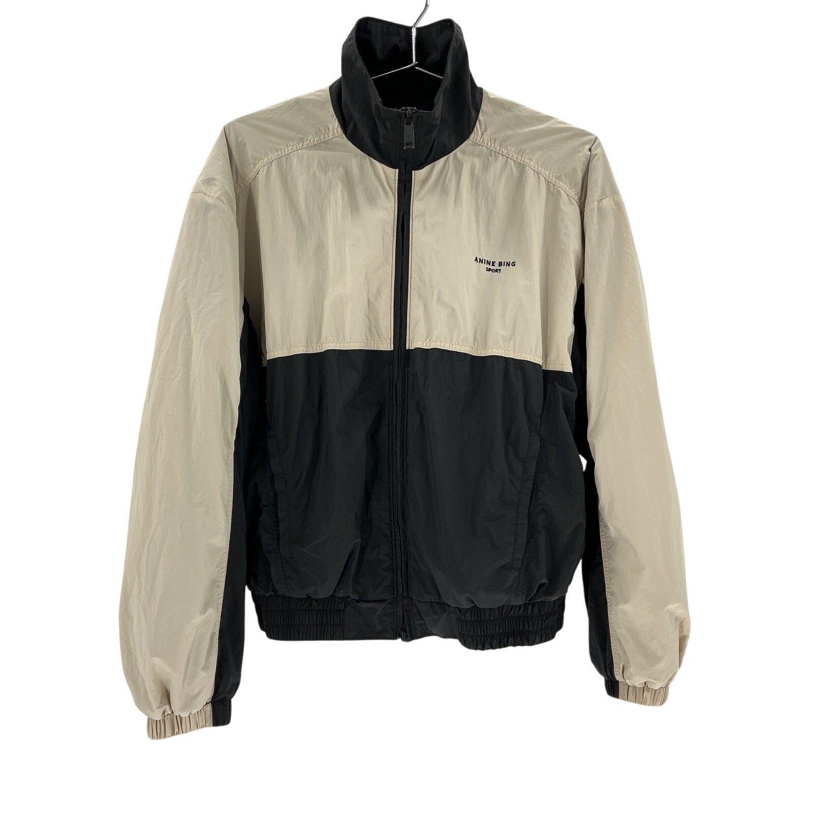 Anine Bing 'Emerson' Black Nylon Jacket Size S