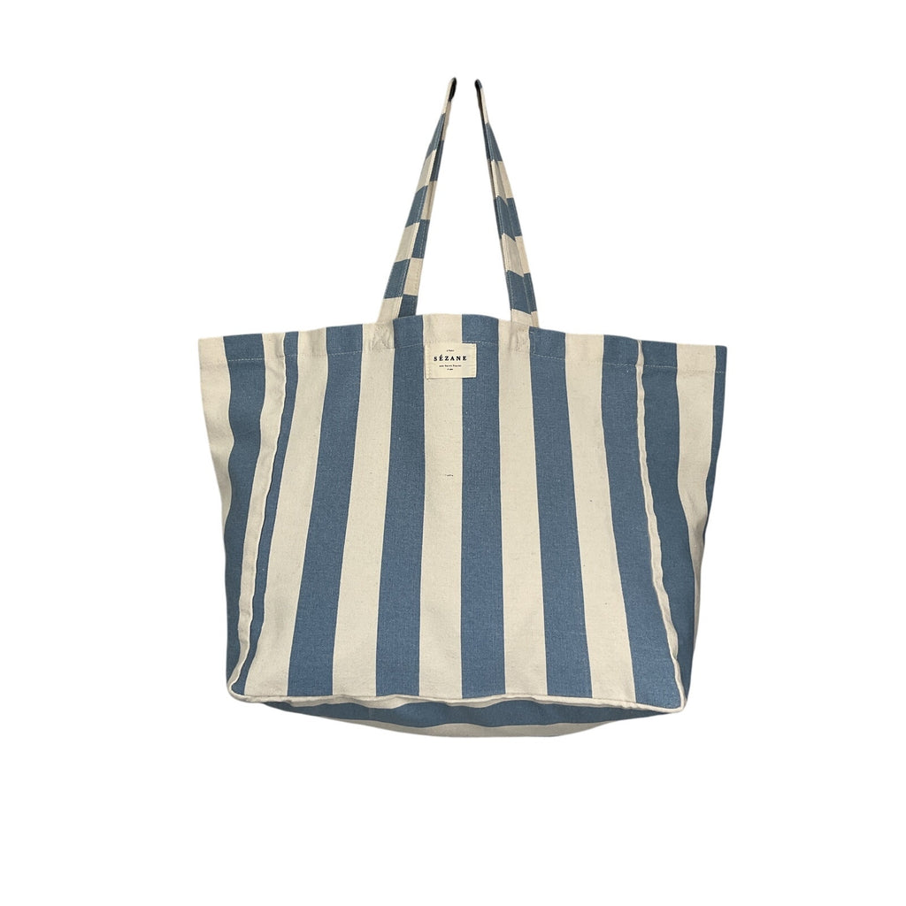 S�zane Blue Stripes Totebag