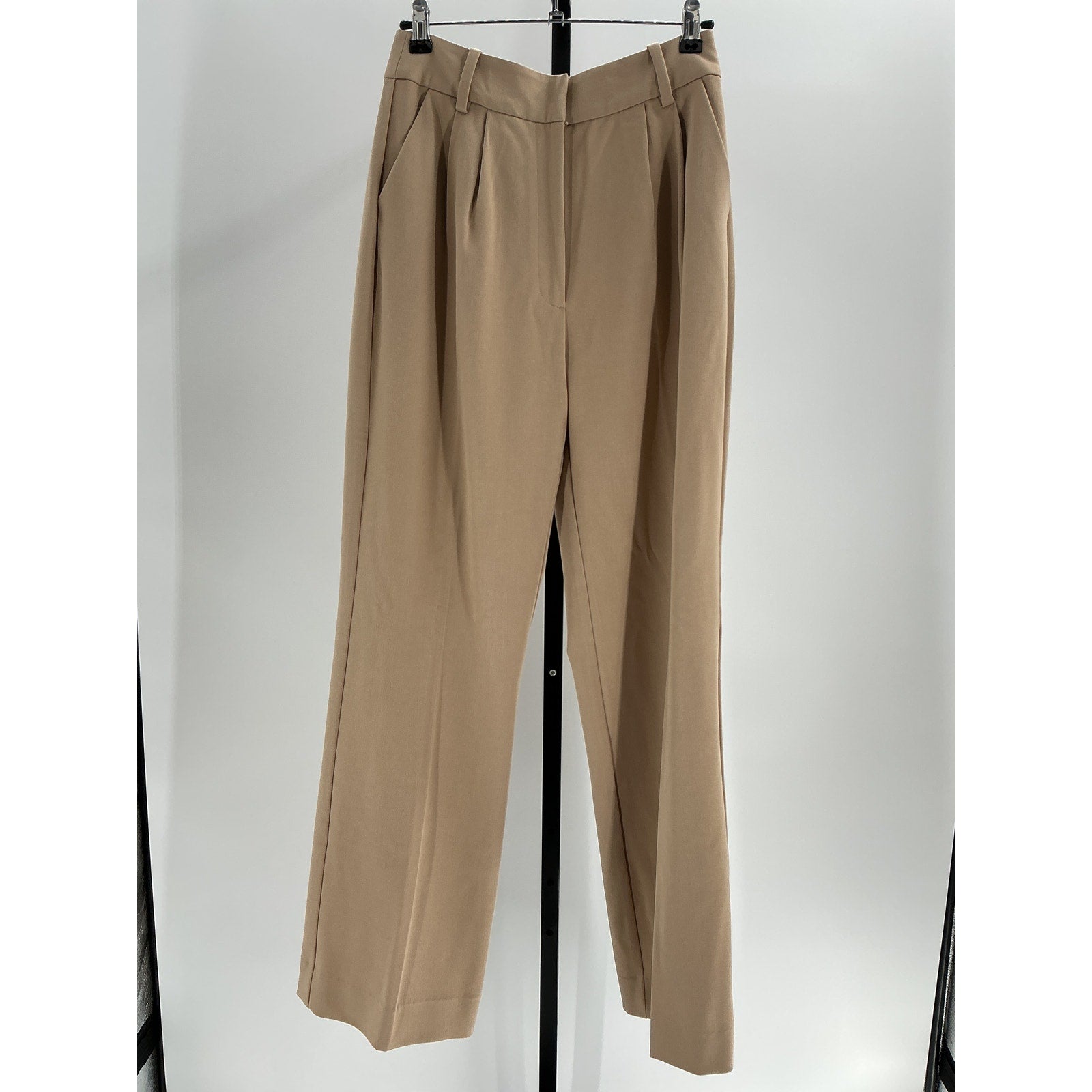 Favorite Daughter 'The Favorite' Beige Polyester Pleat Pants Size 6