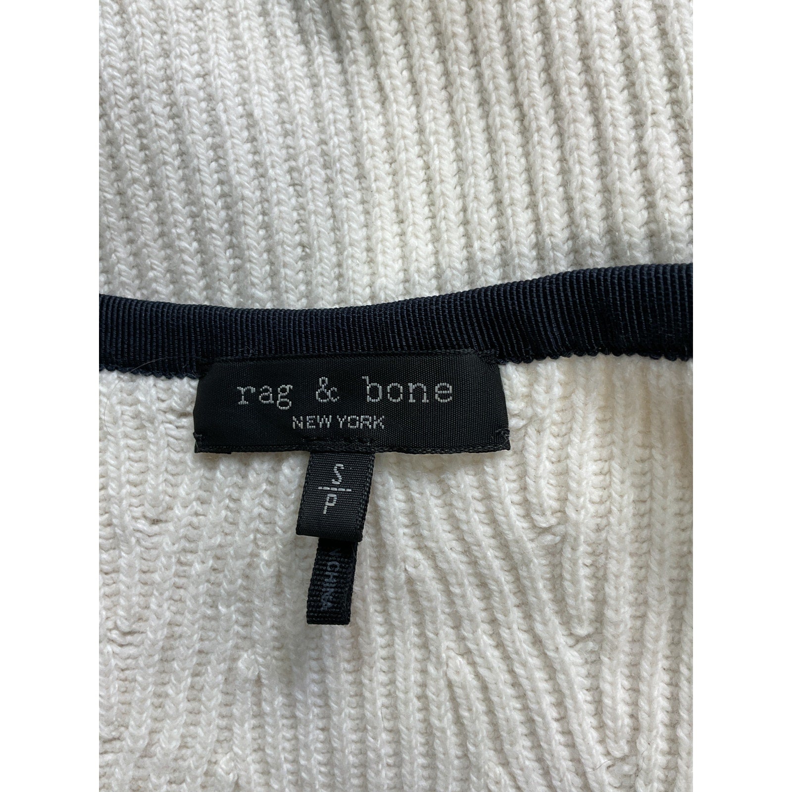 Rag & Bone 'Nancy' White Cardigan Size S