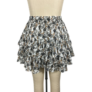 Isabel Marant Floral White Jocadia Skirt Size XS