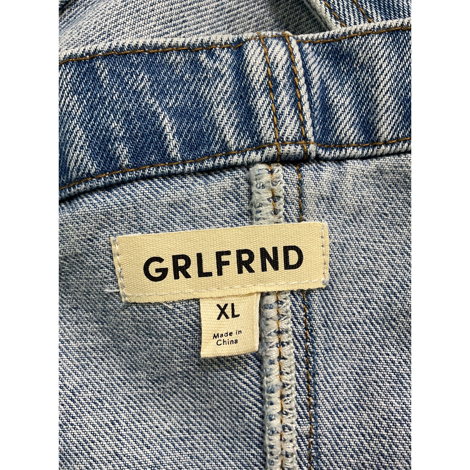 Grlfrnd 'Tianna Halter' Blue Bustier Size XL