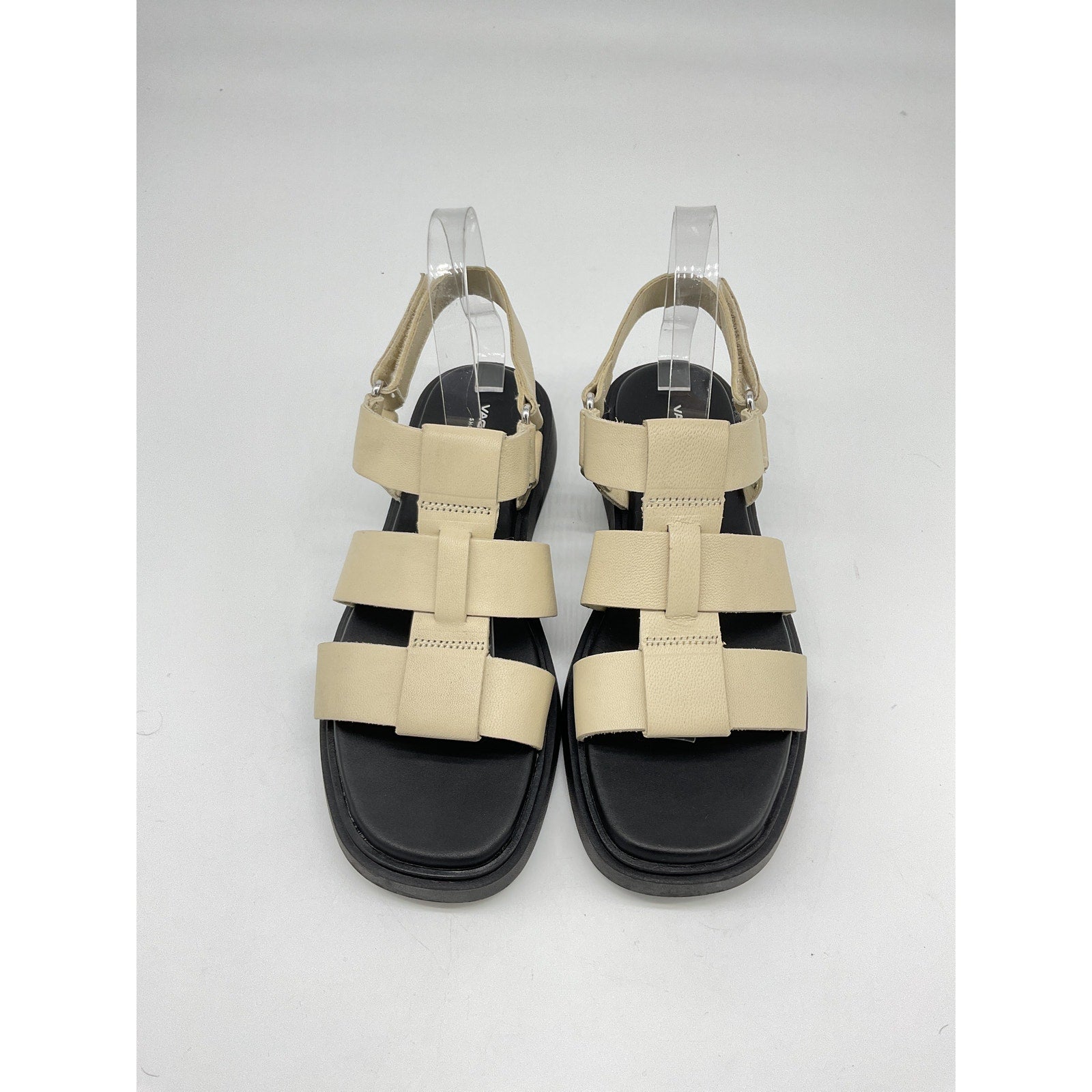 Vagabond Shoemakers 'Connie' Off White Leather Sandal Size 8