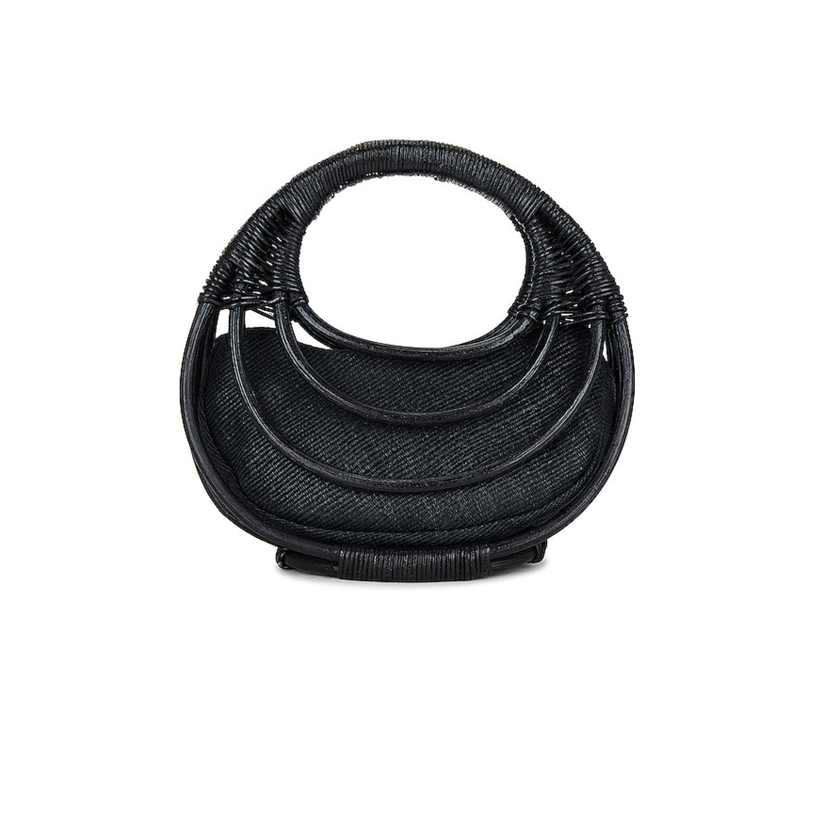 Aranaz 'Curba' Black Mini Handbag