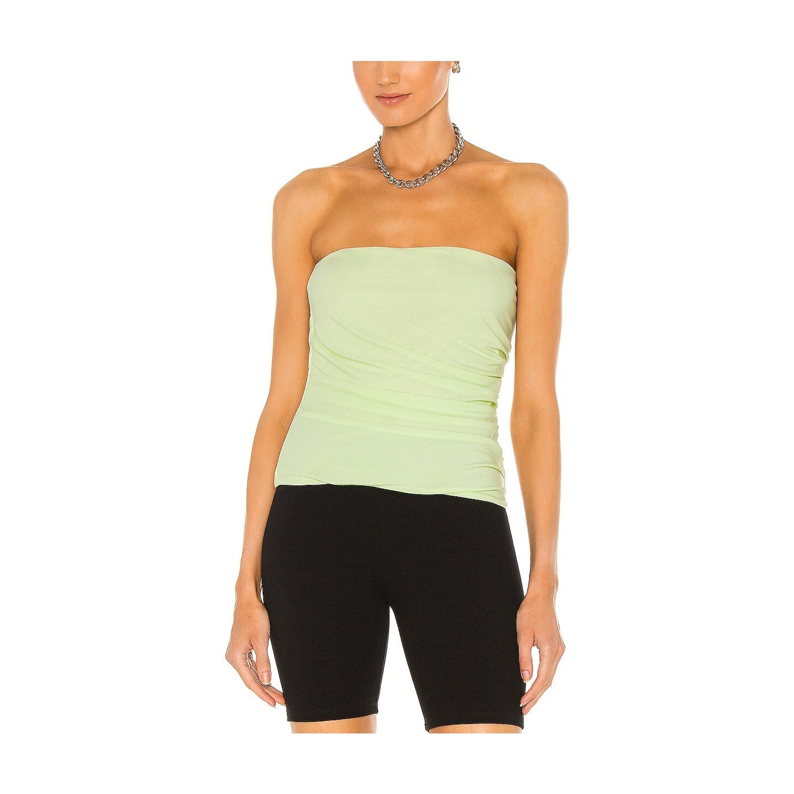 Helmut Lang 'Twist' Yellow Tube Size S