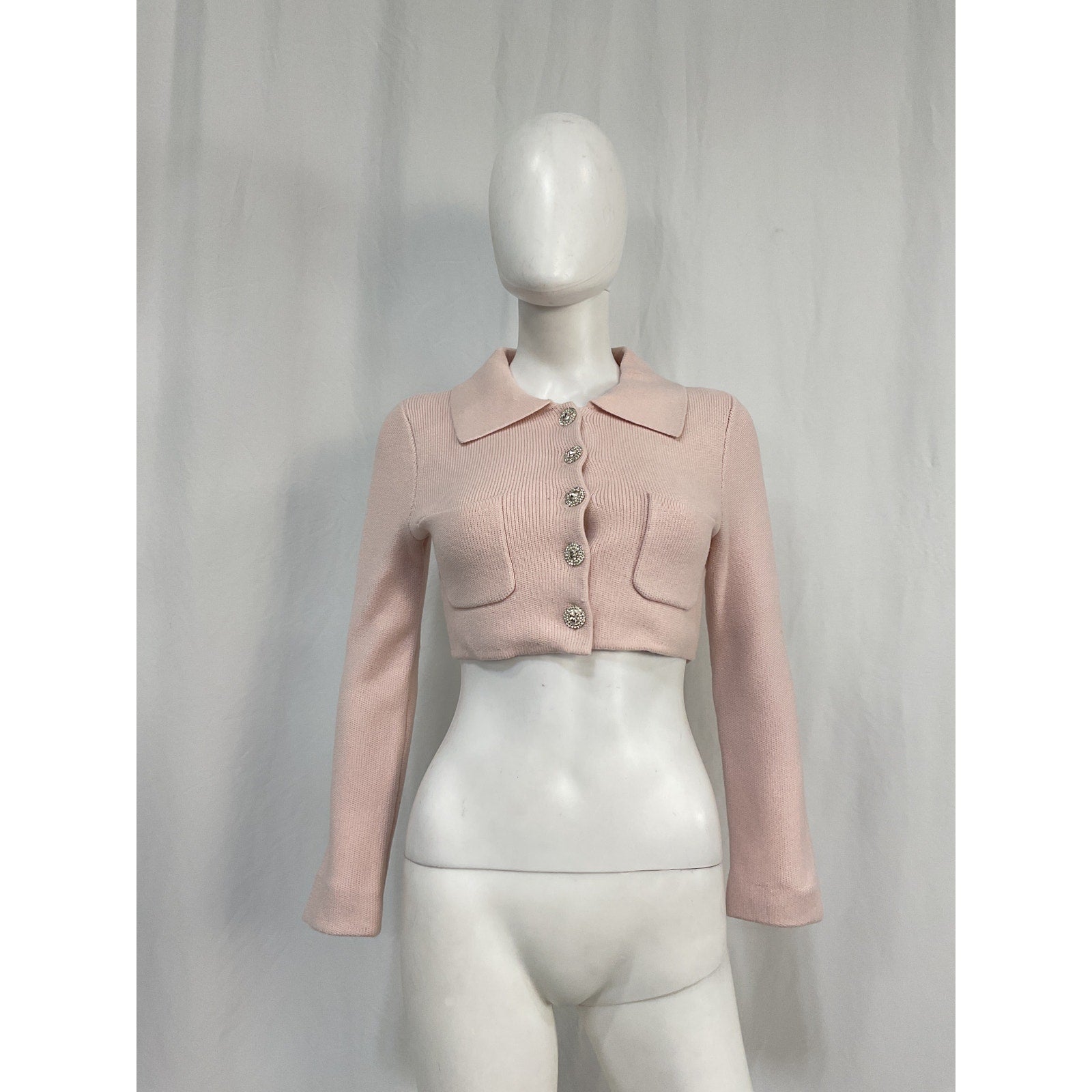 Majorelle 'Solveig' Pink Viscose Cardigan Size XS