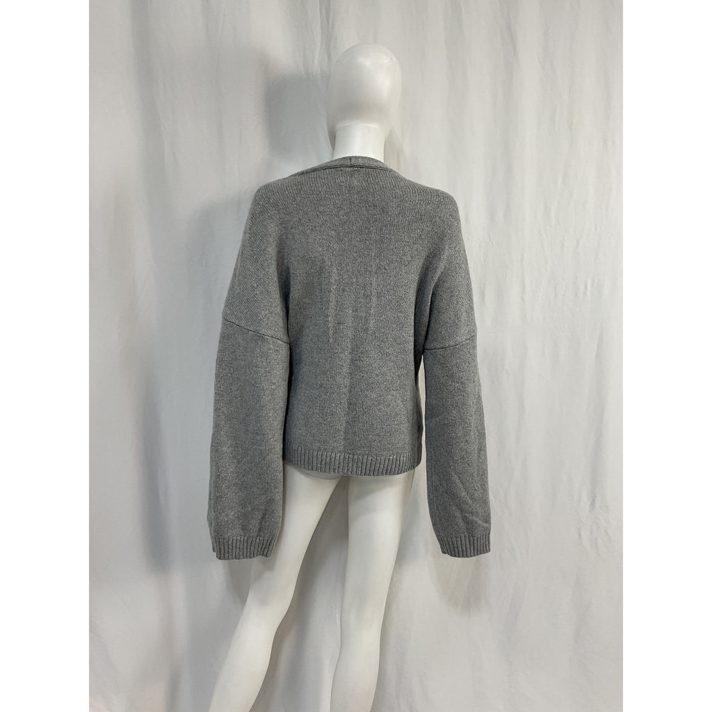 Helsa 'Sanna' Grey Polyamide Cardigan Size L