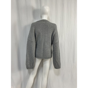 Helsa 'Sanna' Grey Polyamide Cardigan Size L