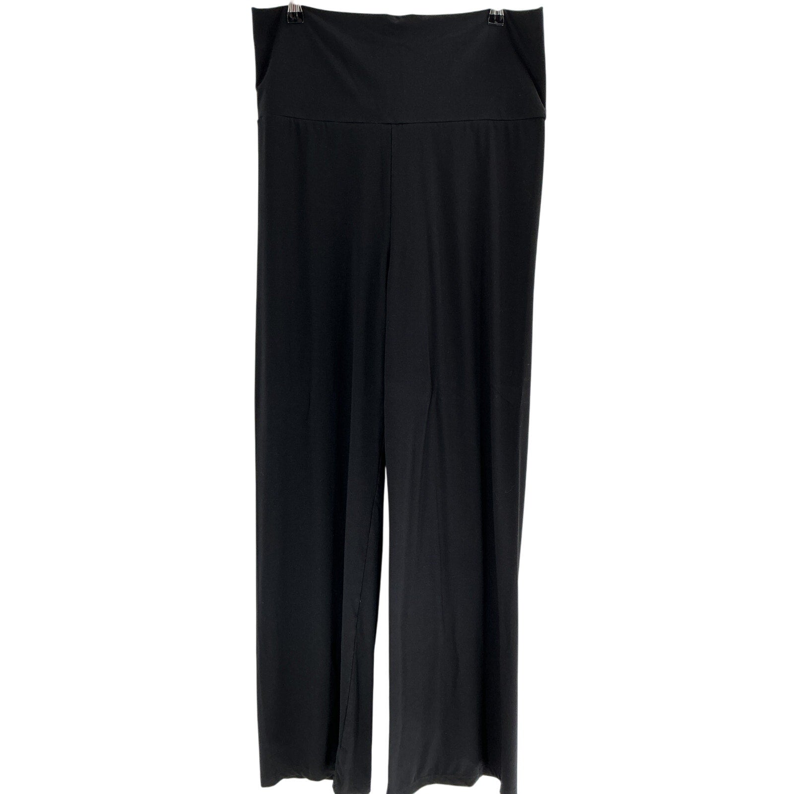 Hatch The Ultimate Black Viscose Before, During & After Perfect Pant Size M