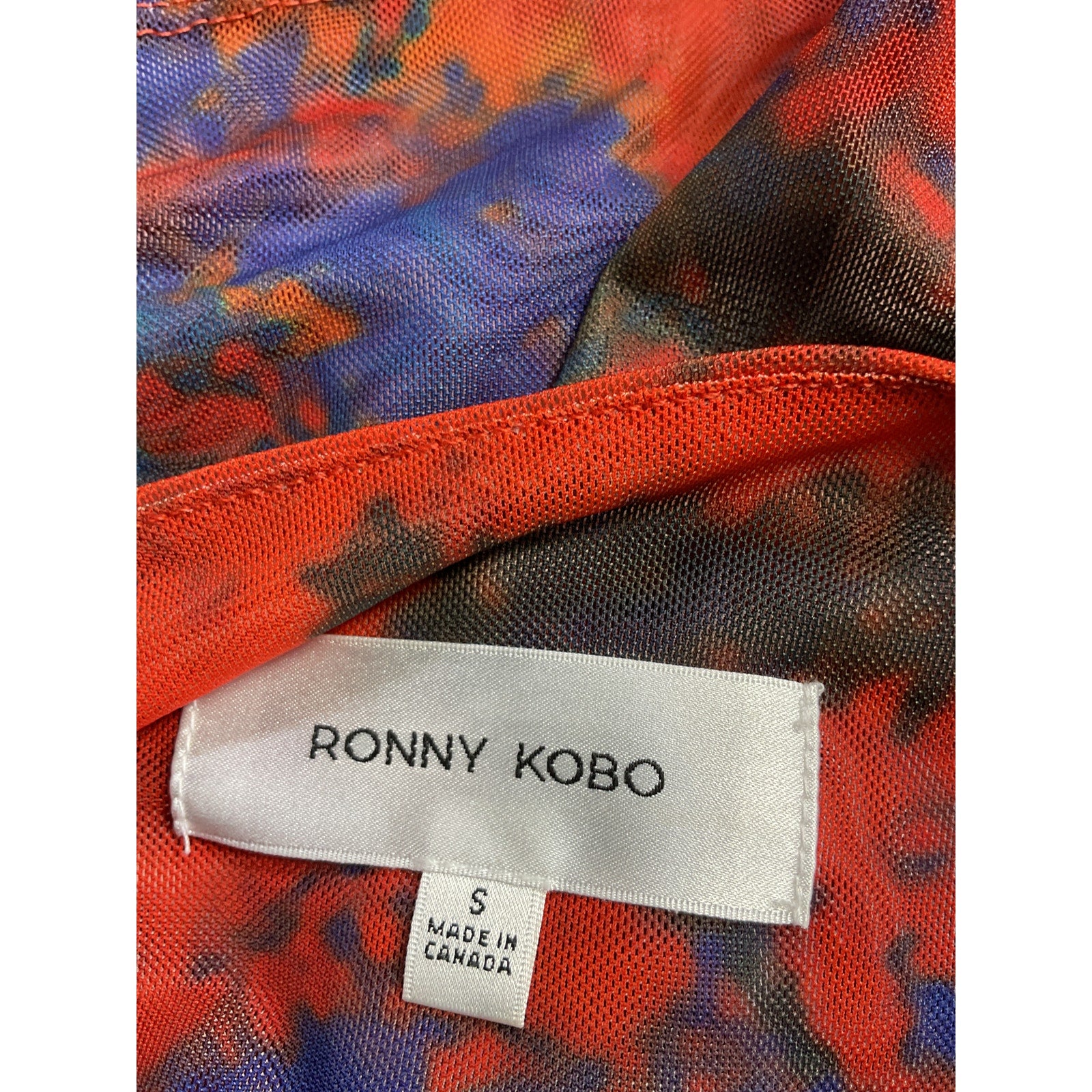 Ronny Kobo 'Vera' Orange Top Size S