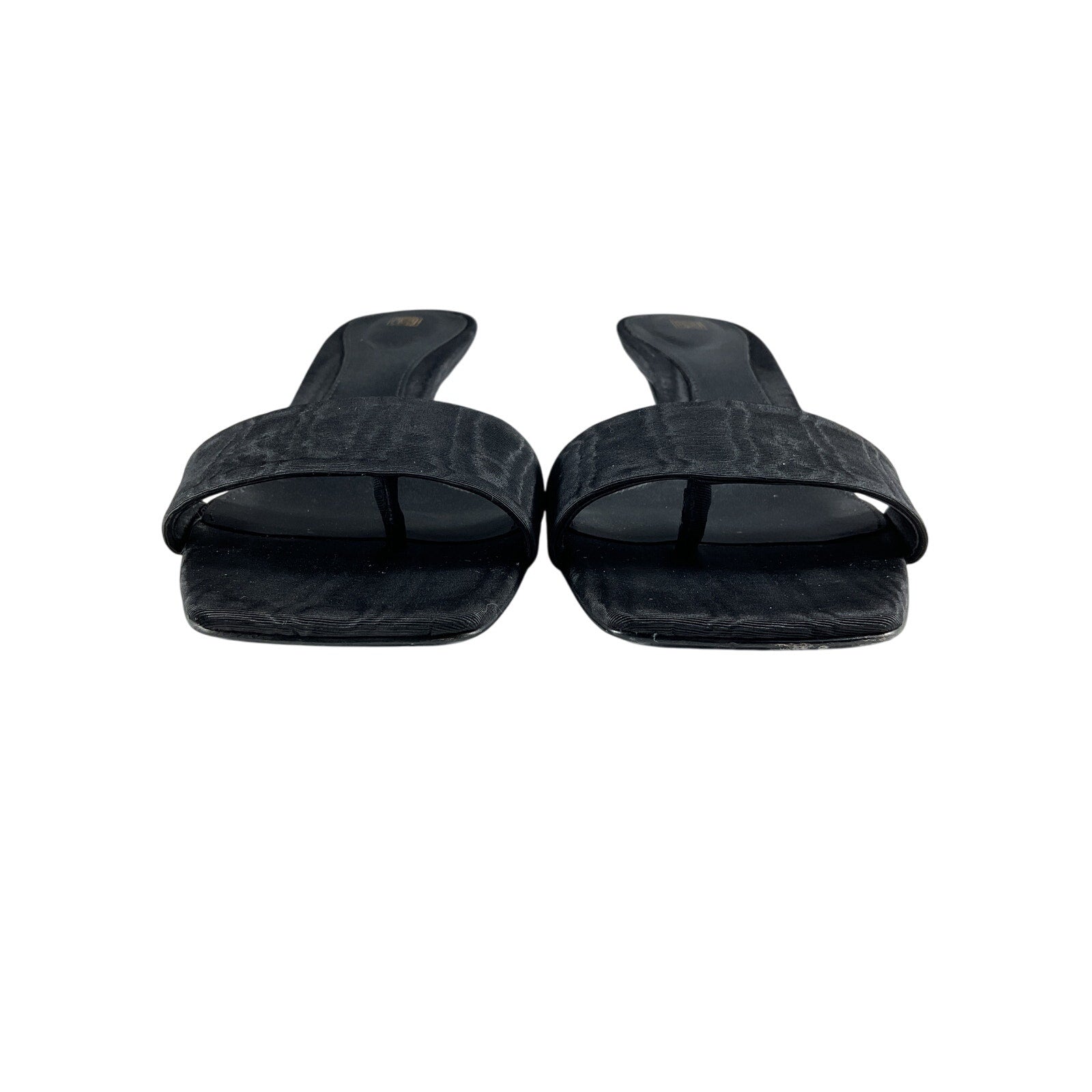 Toteme 'Moire' Black Mules Size 8