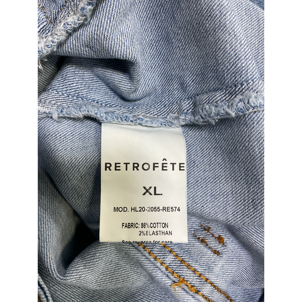 Retrofete 'Ada' Blue Cotton Jacket Size XL - NWT