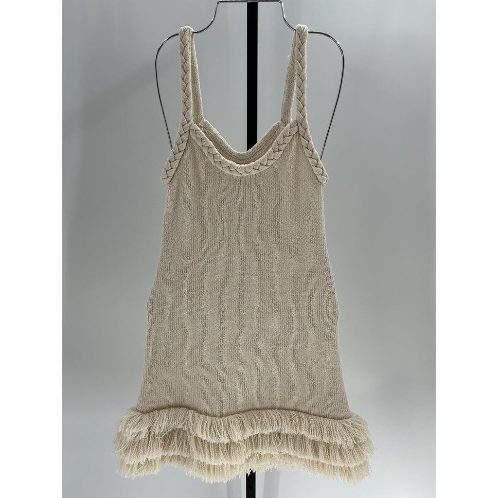 Simon Miller 'Leda' Ivory Acrylic Knit Dress Size S