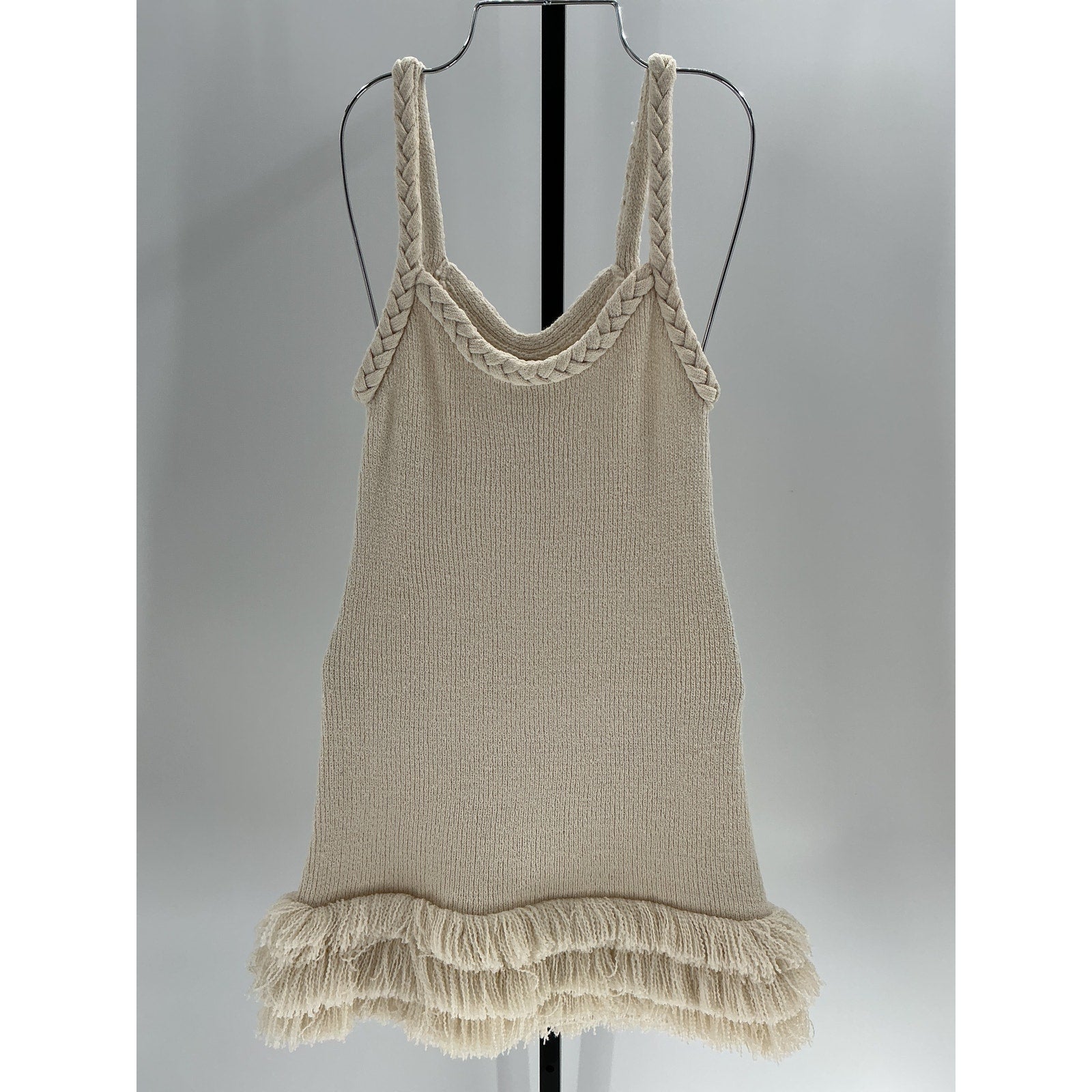 Simon Miller 'Leda' Ivory Acrylic Knit Dress Size S