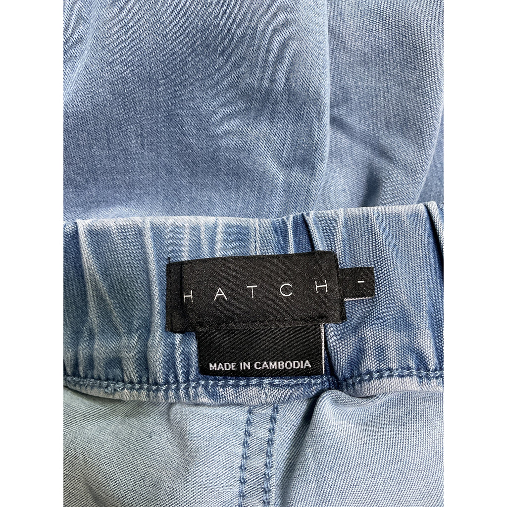 Hatch 'The Easy' Blue Lyocell Denim Jogger Size 1