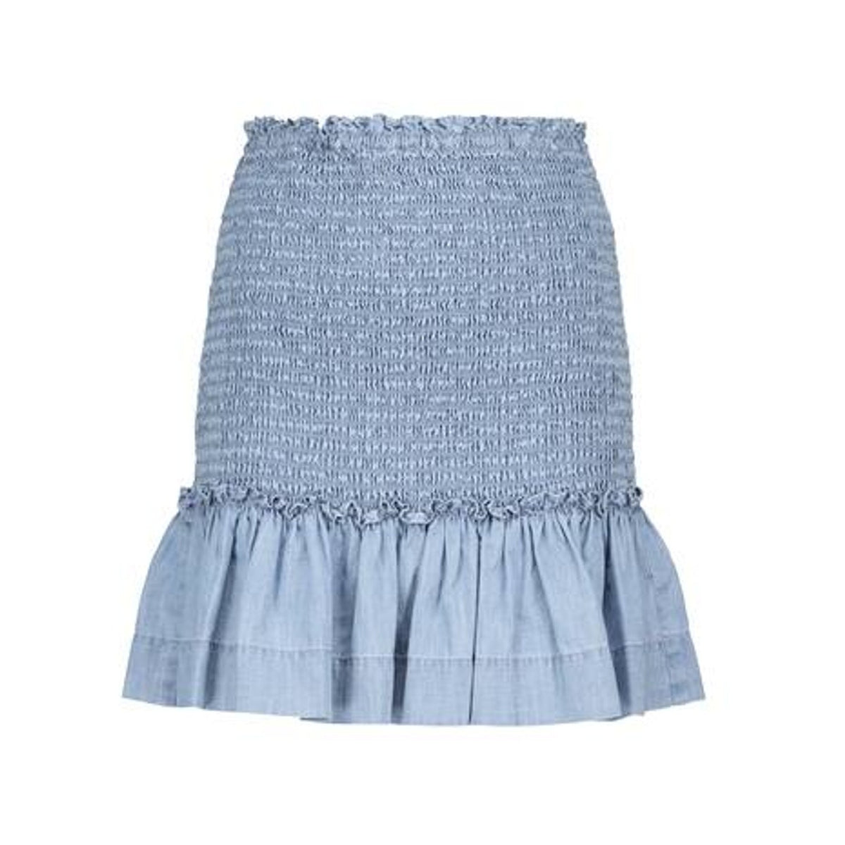 Veronica Beard Chambray Blue Aloya Skirt Size 6
