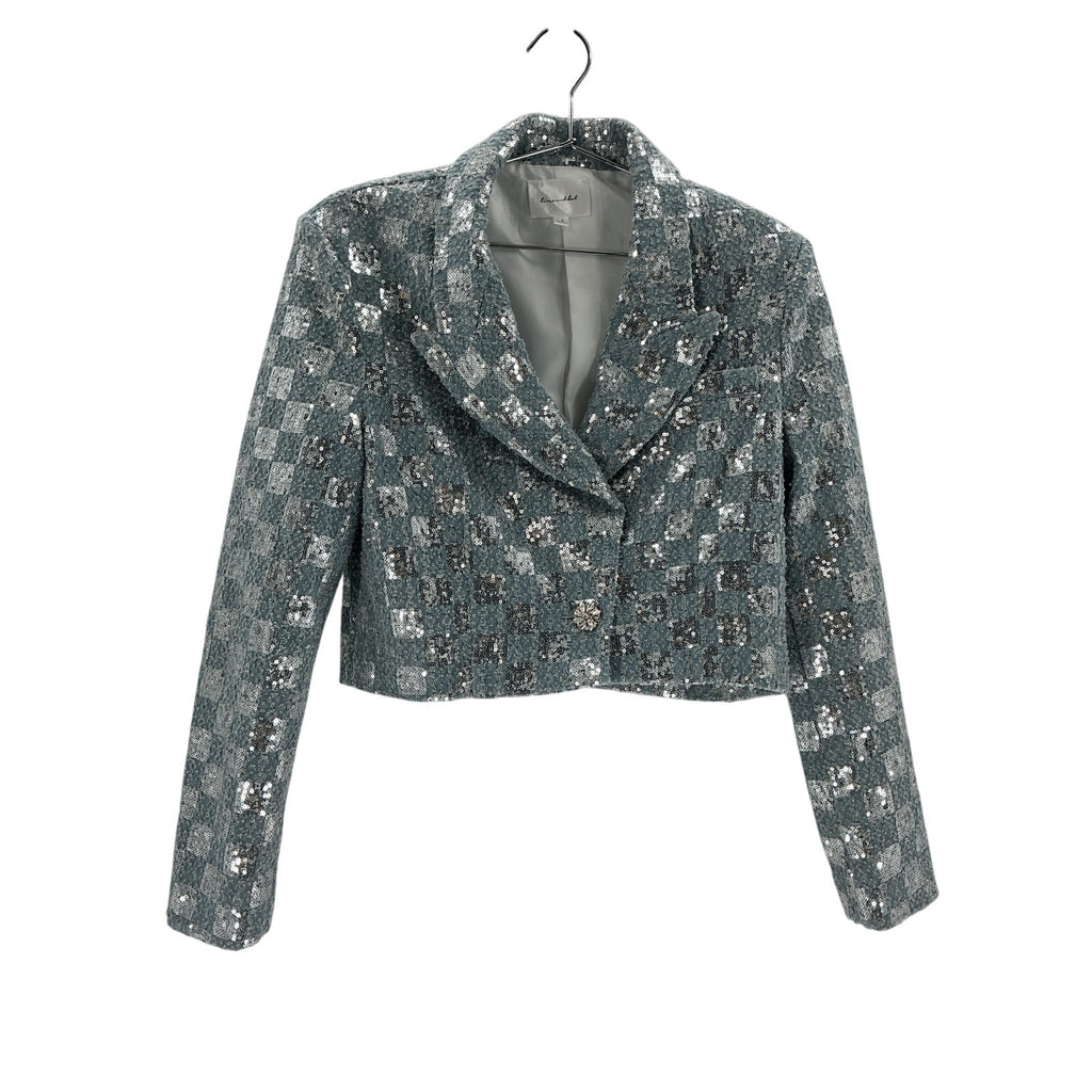 Line & Dot 'Skylar' Blue Cotton Jacket Size S