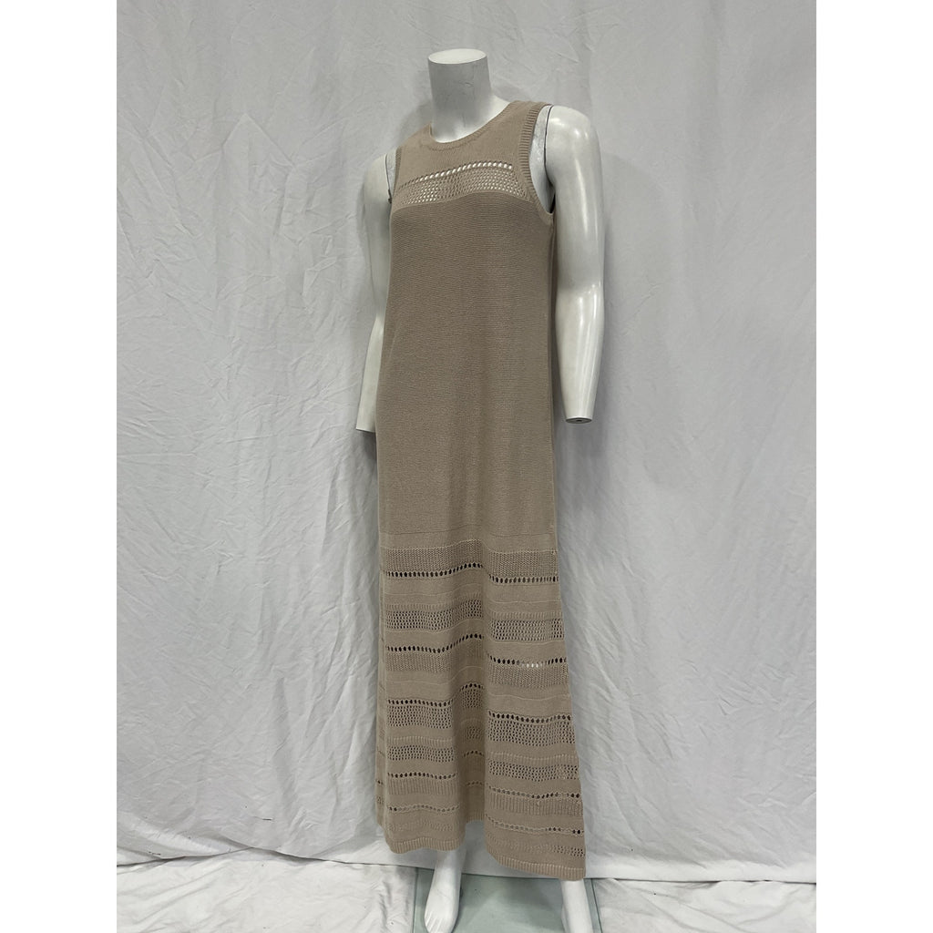 Hatch The 'Dion' Beige Viscose Sweater Dress Size 1