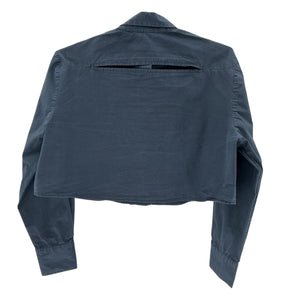 The Frankie Shop Cropped Blue Lara Shirt Size XS / S